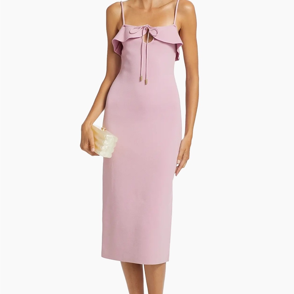 Cult Gaia Soft Pink Midi Dress